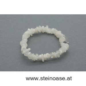 Armband Mondstein GRAU 'Splitter'